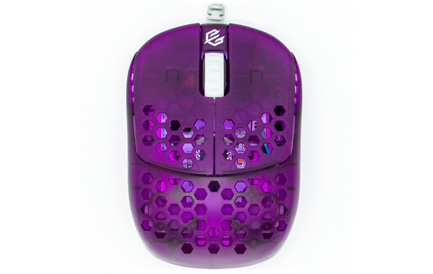 Ігрова мишка G-Wolves HSK Purple Transparent PixArt PMW 3389
