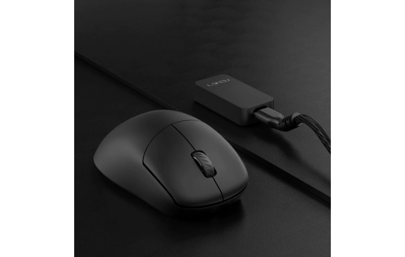 Безпровідна ігрова мишка Lamzu Thorn 4K - Charcoal Black PixArt PAW 3395