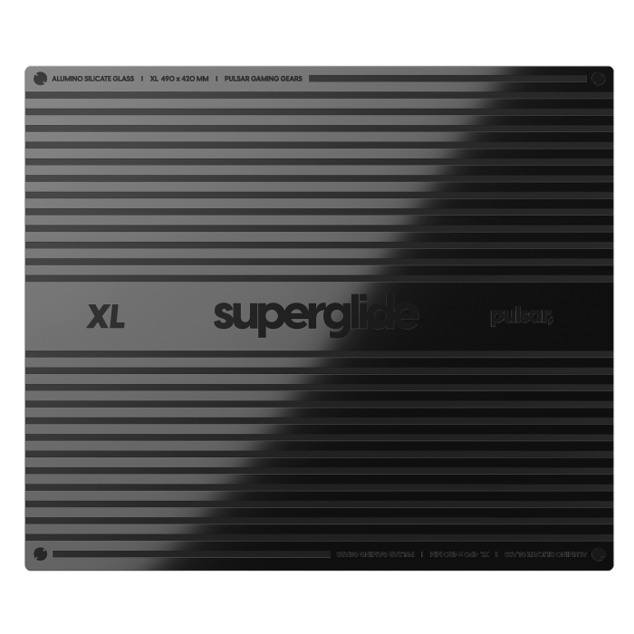 Скляний килимок для миші  Superglide Pad v3 XL Black Type-S (SGPXLB3S)
