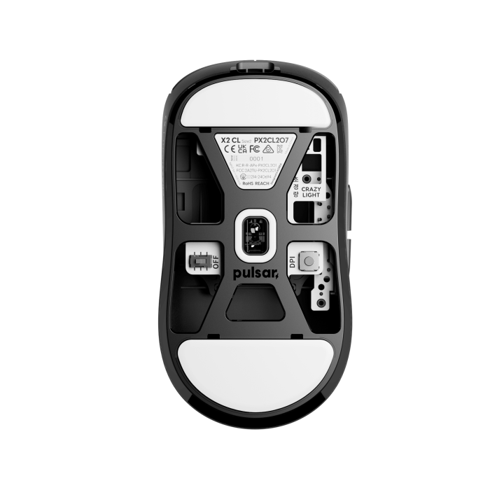 Мишка Pulsar X2 CrazyLight Medium Jet Black