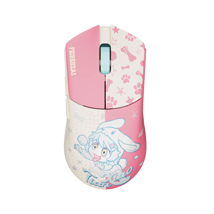 Мишка WLMouse × Feirenzai Beast G Medium - XT Yellow Pink Limited Edition [Kailh Optical]