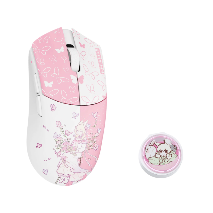 Мишка WLMouse × Feirenzai Beast G Medium - XY Pink Limited Edition [Kailh Optical]