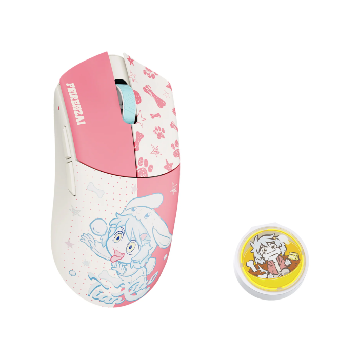 Мышь WLMouse × Feirenzai Beast G Mini - XT Yellow Pink Limited Edition [Kailh Optical]